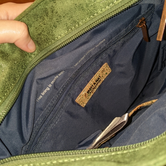 Faux suede Matt & Nat handbag - Picture 4 of 5